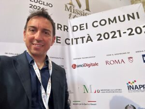 Antonino Castorina alla riunione Anci a Roma sul PNRR